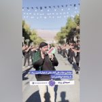 عزاداری هیأت علی‌آباد سفلی از چهارراه برق زرند تا سقاخانه ابوالفضل(ع)